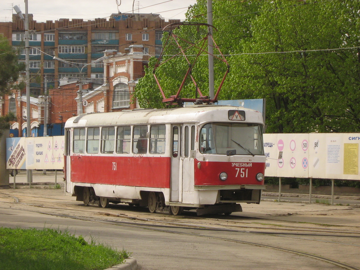 Самара, Tatra T3SU (двухдверная) № 751