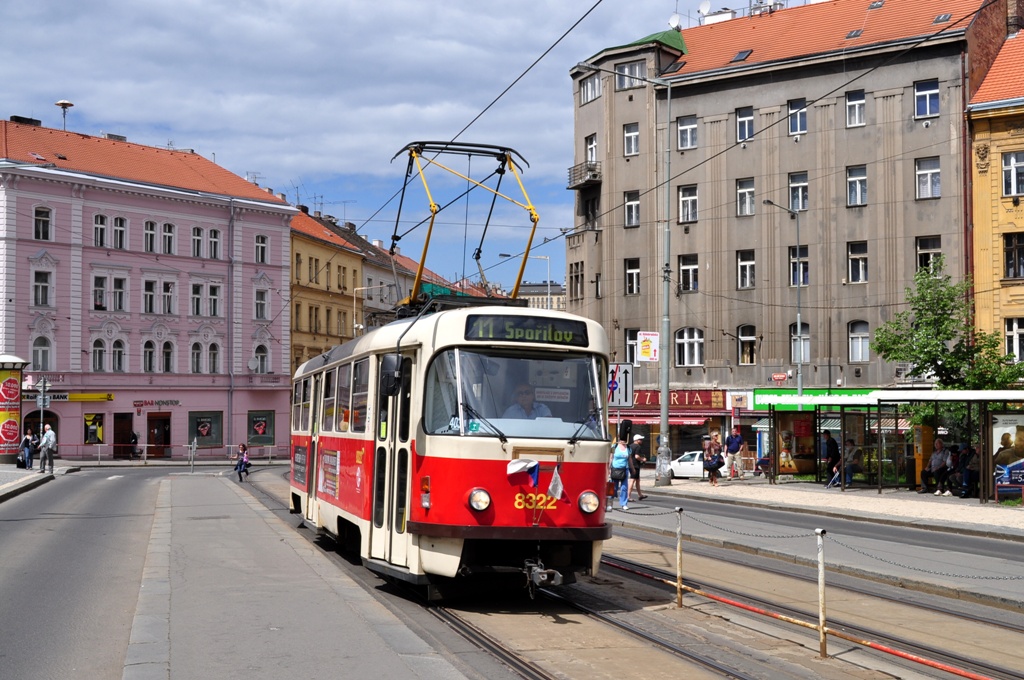 Прага, Tatra T3R.P № 8322