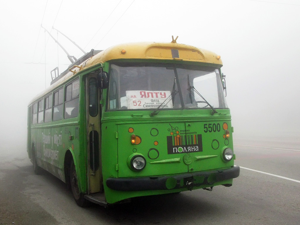 Troleibuzul din Crimeea, Škoda 9Tr19 nr. 5500