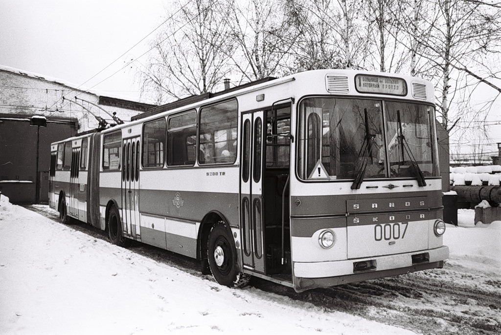 Moskva, Sanos-Škoda S200Tr č. 0007; Moskva — Historical photos — Tramway and Trolleybus (1946-1991)