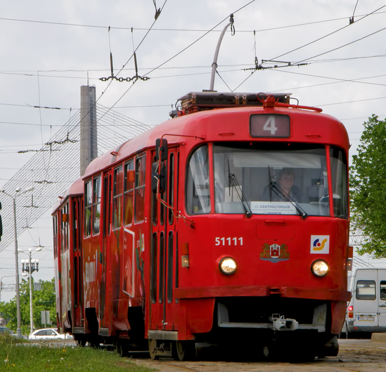 Рига, Tatra T3A № 51111