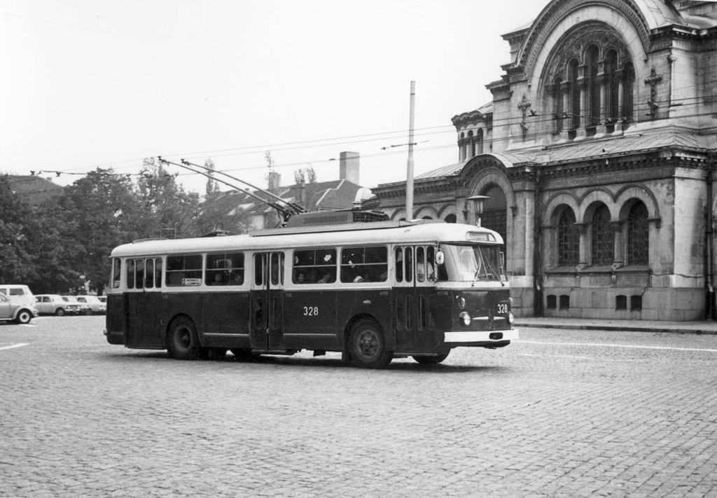 София, Škoda 9Tr13 № 328; София — Исторически снимки — Тролейбуси (1941–1989)