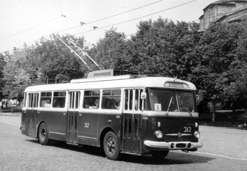 Сафія, Škoda 9Tr12 № 312; Сафія — Исторически снимки — Тролейбуси (1941–1989)