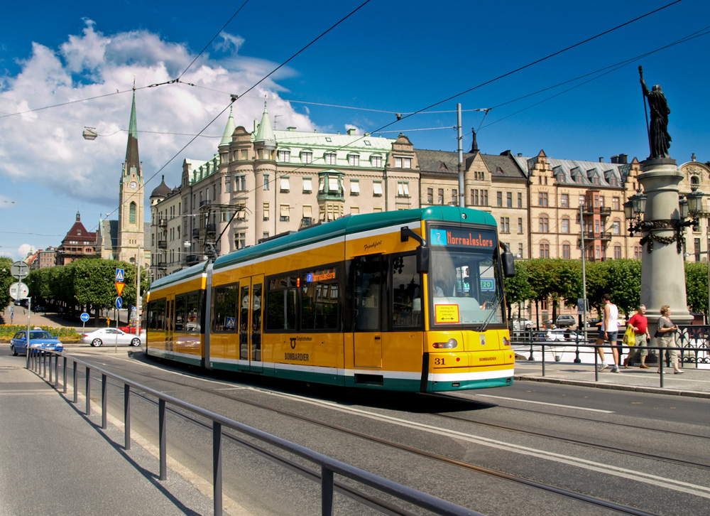 Stockholm, Bombardier Flexity Classic # 31