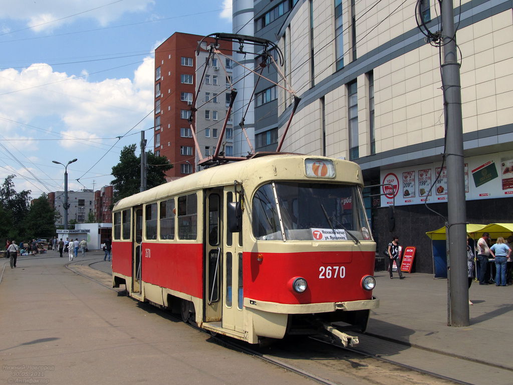Nijni Novgorod, Tatra T3SU nr. 2670