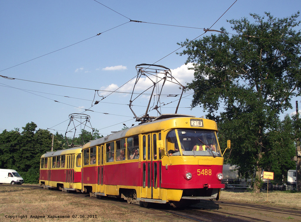 Київ, Tatra T3SU № 5488