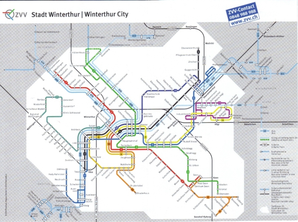 Winterthur — Maps