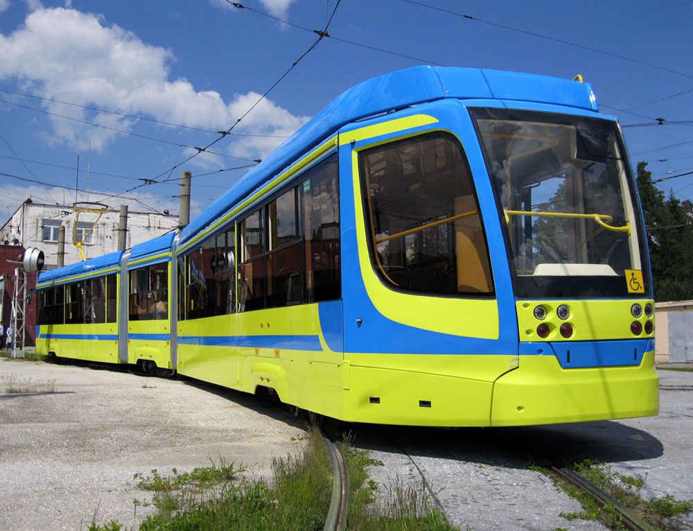 Zlatoust, 71-631-01 č. б/н; Zlatoust — Testing of 71-631 tram