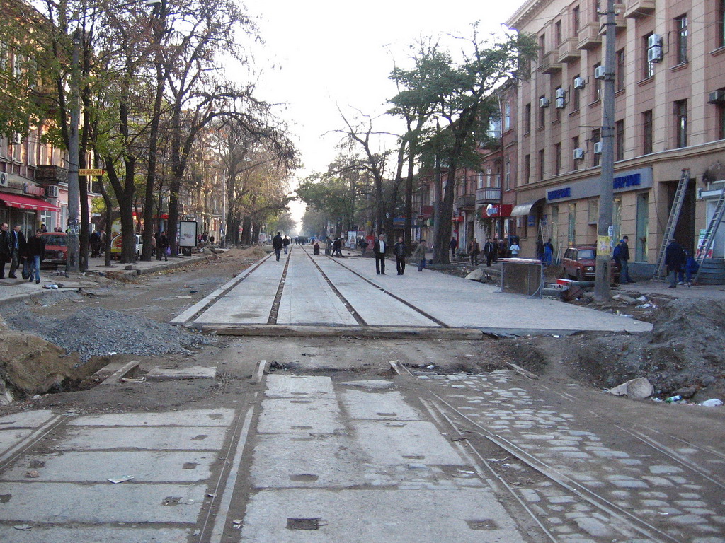 Oděsa — 2006–07: Reconstruction of Preobrazhenska Street