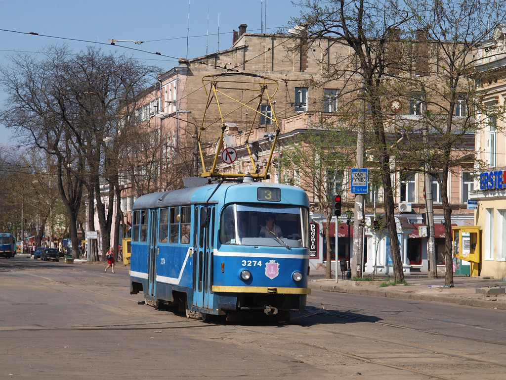 Одесса, Tatra T3R.P № 3274