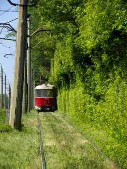 Zaporijjea — Tram line to Kremniypolimer