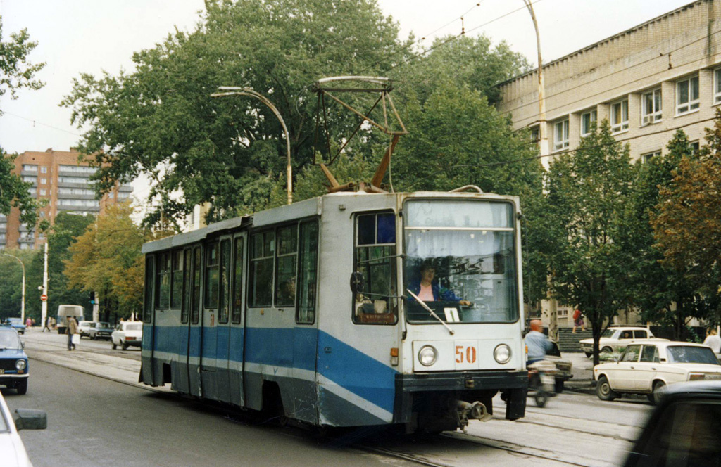 Шахты, 71-608К № 50; Шахты — Шахтинский трамвай в 1990-е гг.