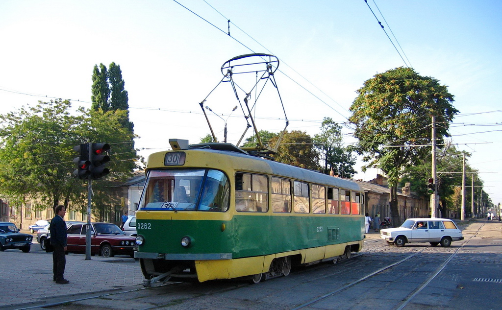 Одесса, Tatra T3SU № 3262; Одесса — Трамвайные линии: ликвидированные