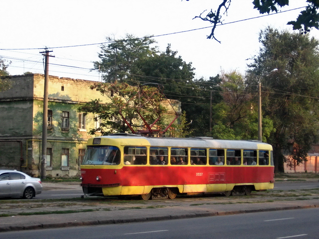 Одеса, Tatra T3SU (двухдверная) № 3337