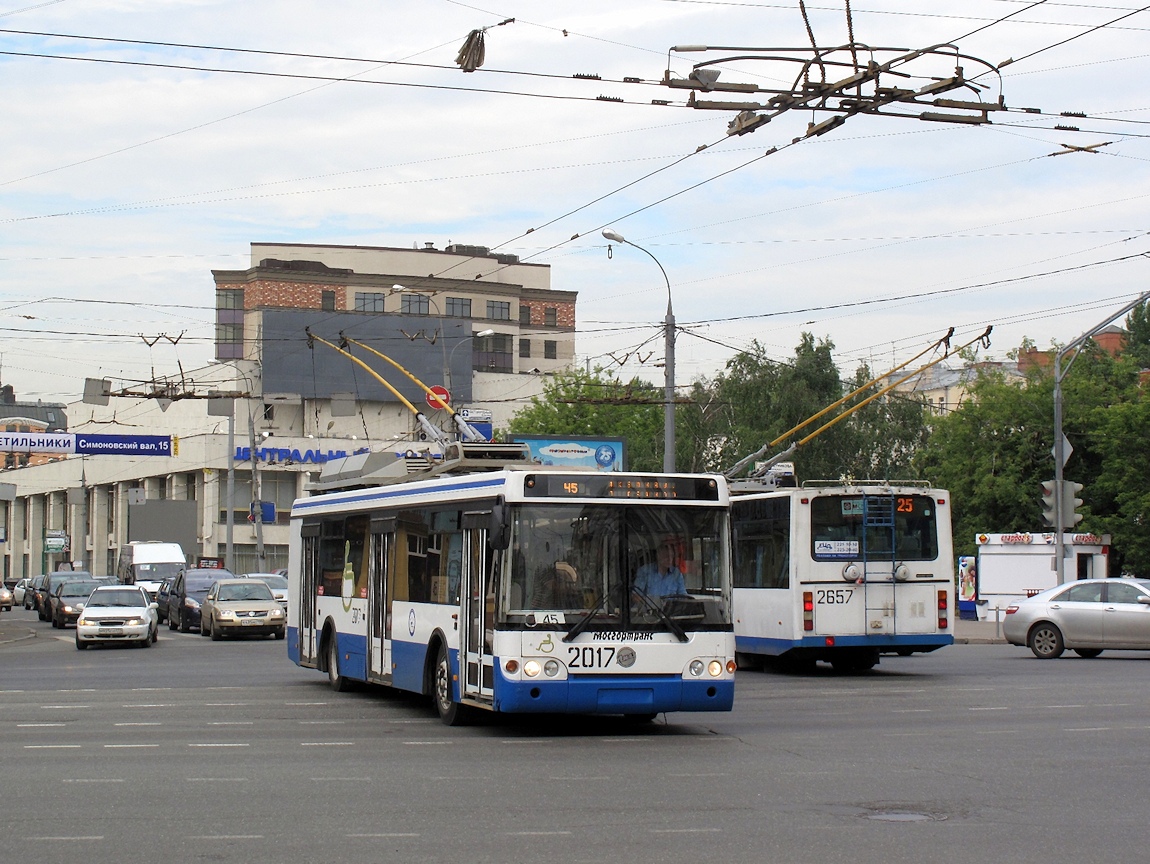 Москва, МТрЗ-52791 «Садовое Кольцо» № 2017