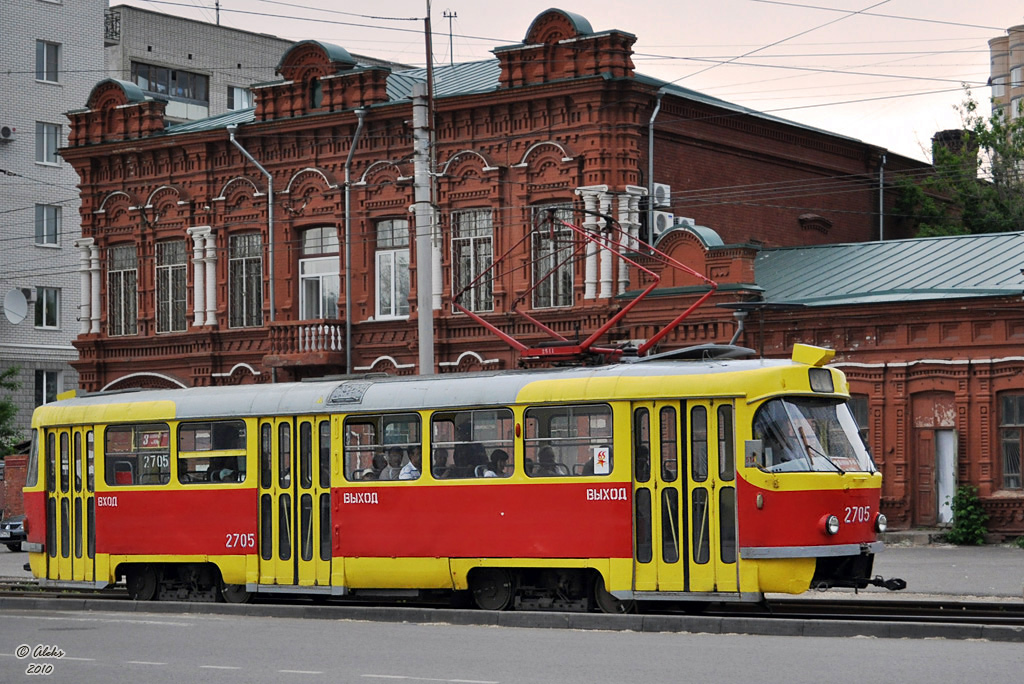 Volgograd, Tatra T3SU # 2705