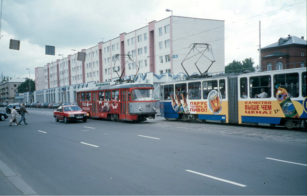 Калининград, Tatra T4D № 515; Калининград, Tatra KT4D № 604