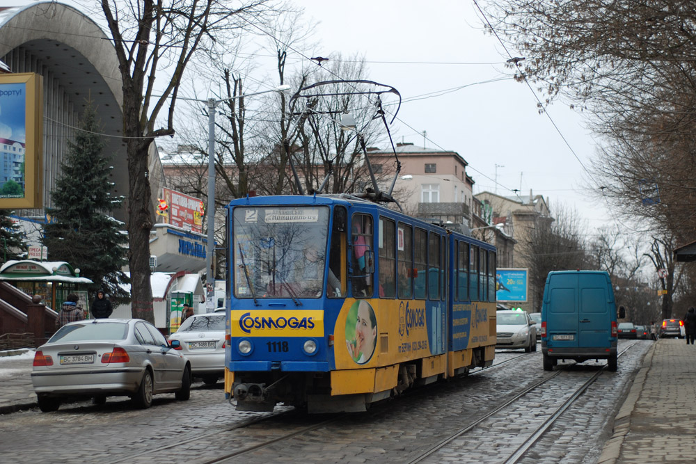 Lviv, Tatra KT4SU # 1118