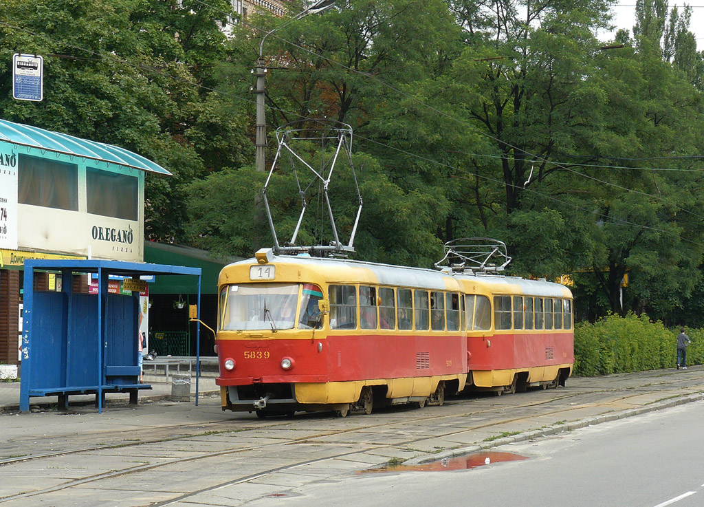 Kyiv, Tatra T3SU № 5839