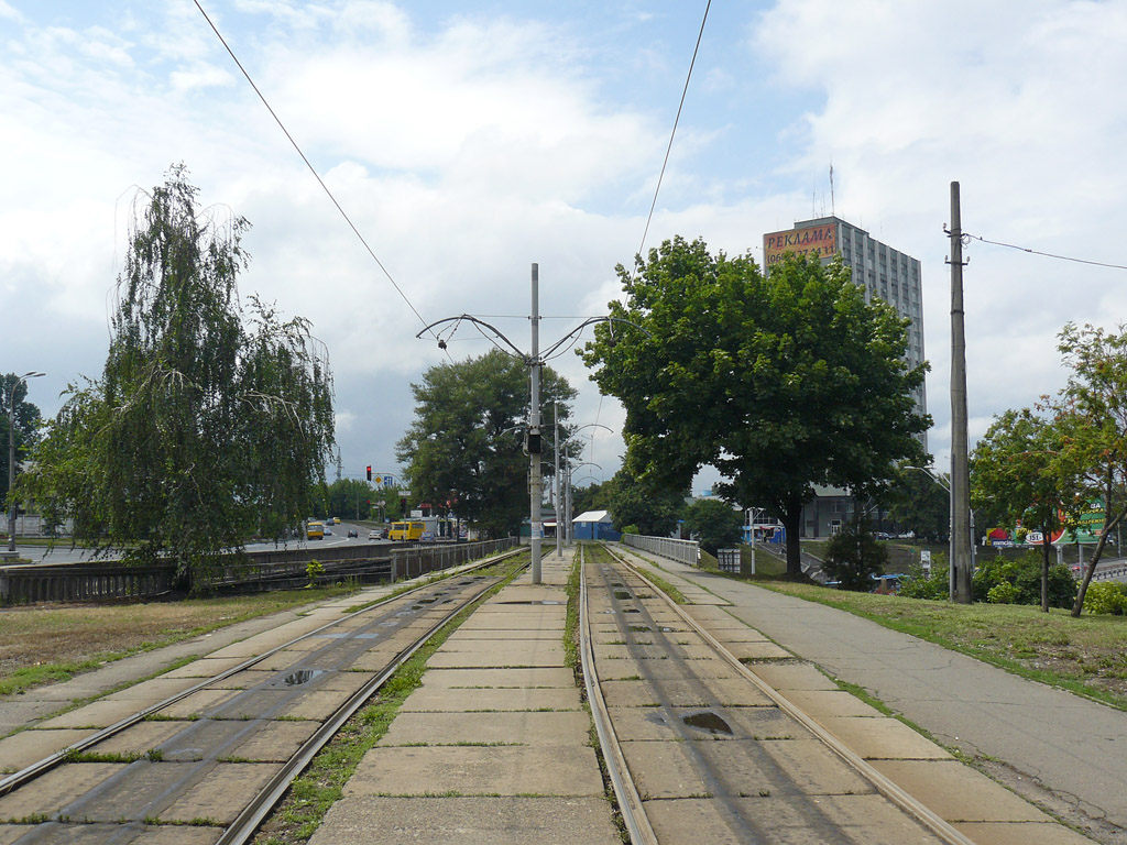 基辅 — Tramway lines: Podilske depot network — west, south