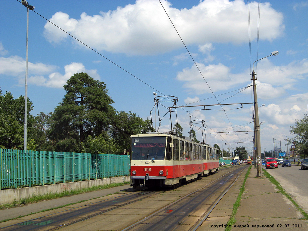 Киев, Tatra T6B5SU № 058