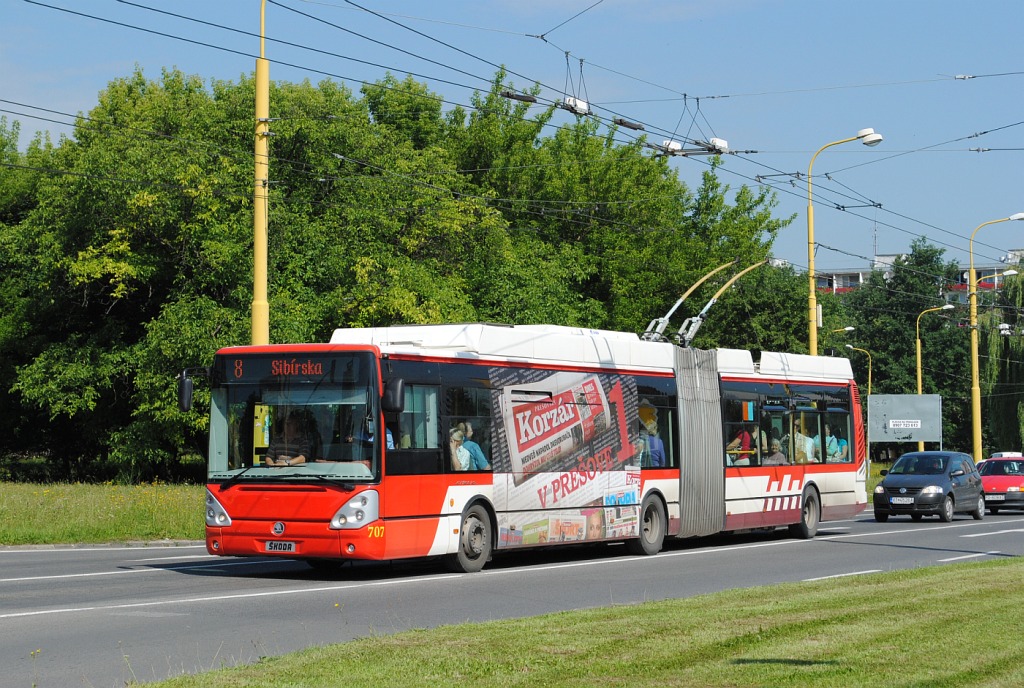Prešov, Škoda 25Tr Irisbus Citelis č. 707