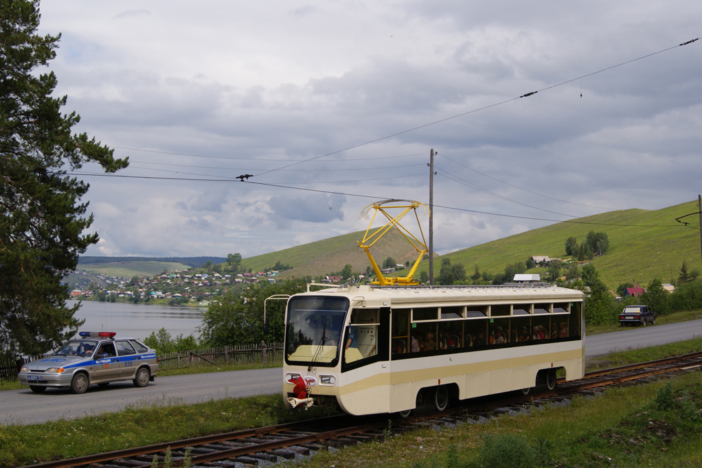 Prokopyevsk, 71-619KT # 197; Ust-Katav — Action “Funny tram” (2011)