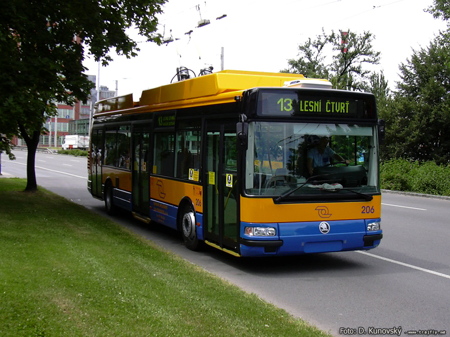 Zlín, Škoda 24Tr Irisbus Citybus nr. 206