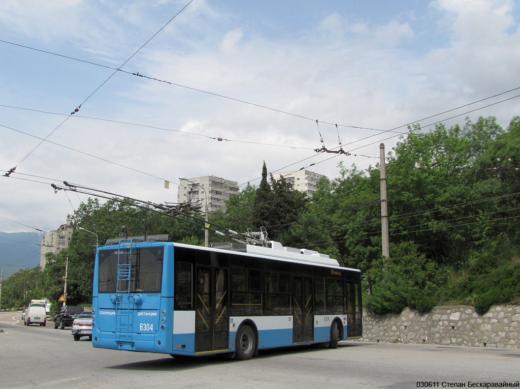 Крымский троллейбус, Богдан Т70110 № 6304