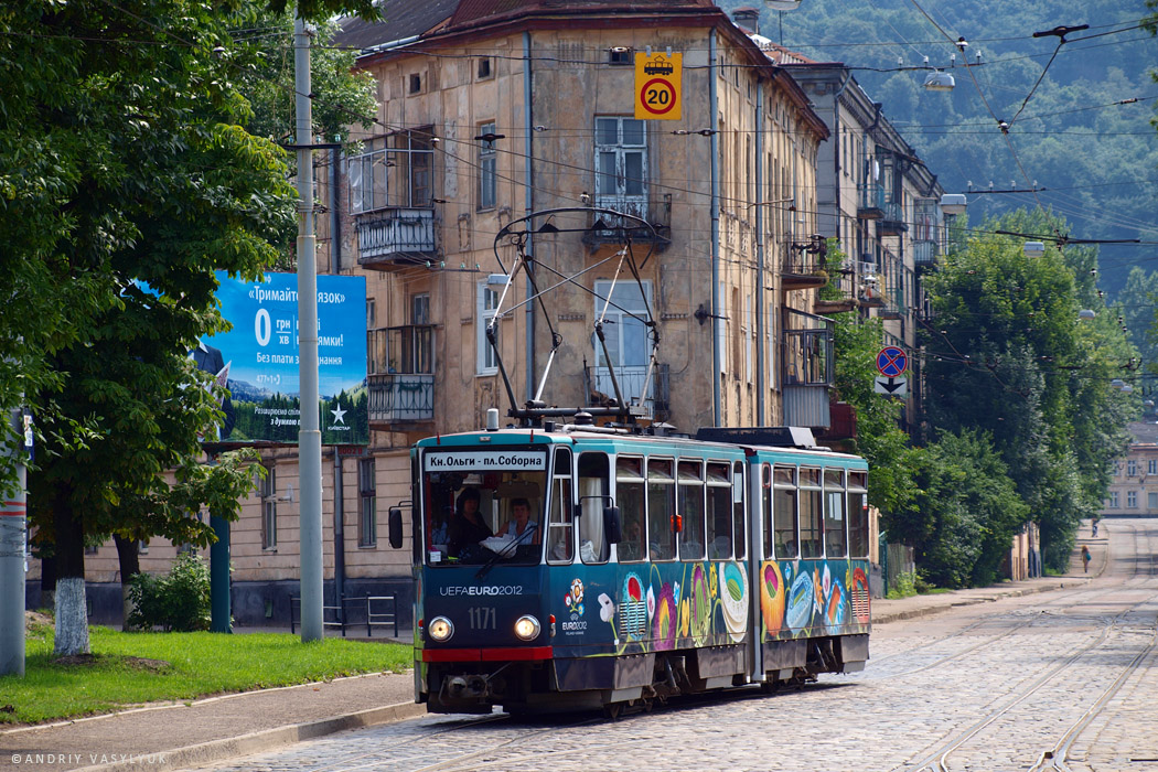 Lviv, Tatra KT4D № 1171