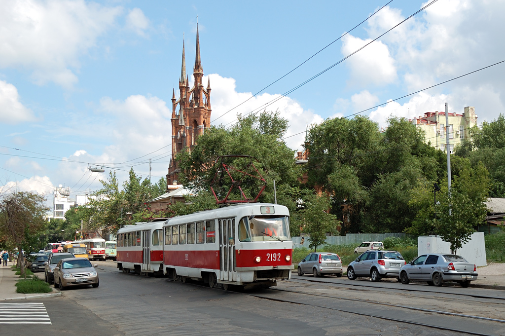 Самара, Tatra T3SU (двухдверная) № 2192