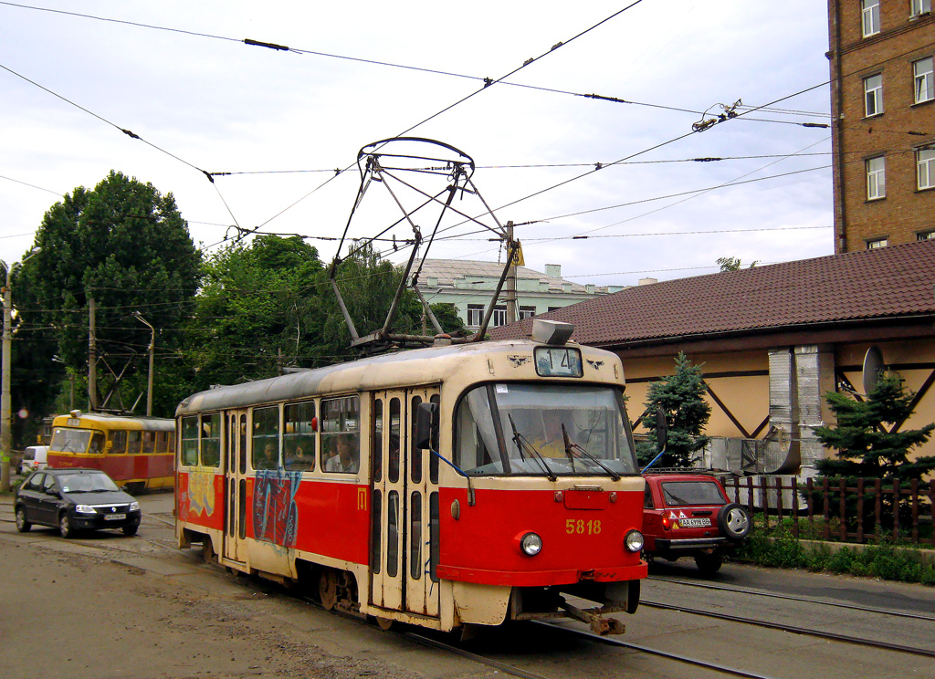 Киев, Tatra T3SU № 5818
