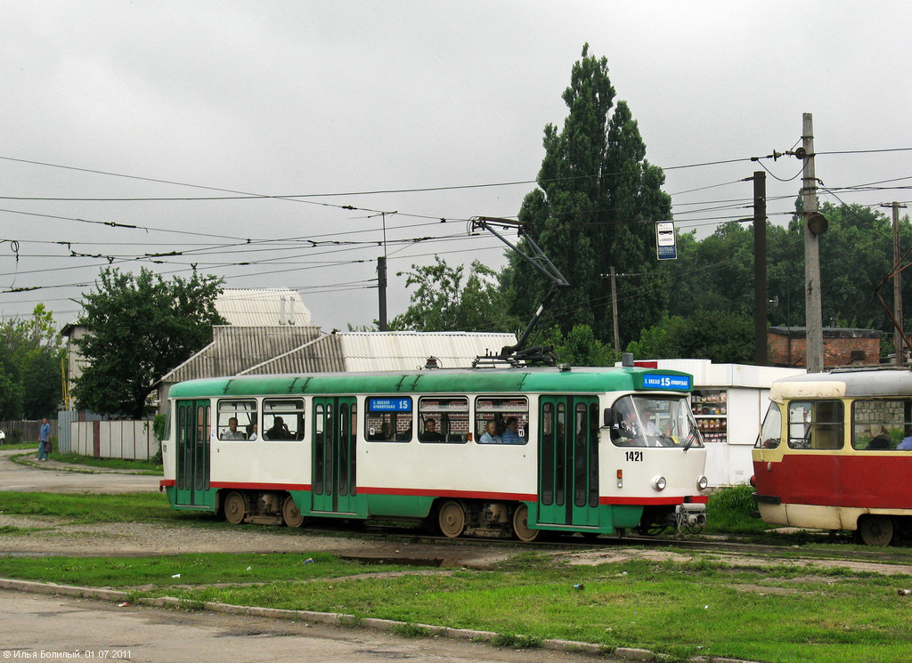 Днепр, Tatra T4DM № 1421