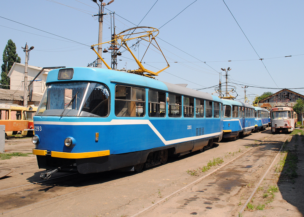 Одесса, Tatra T3R.P № 3293; Одесса — Трамвайное депо № 1 и ОРЗЭТ