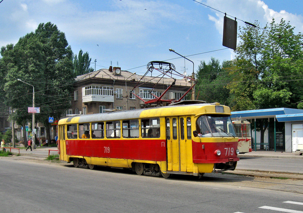 Zaporižžja, Tatra T3SU (2-door) № 719