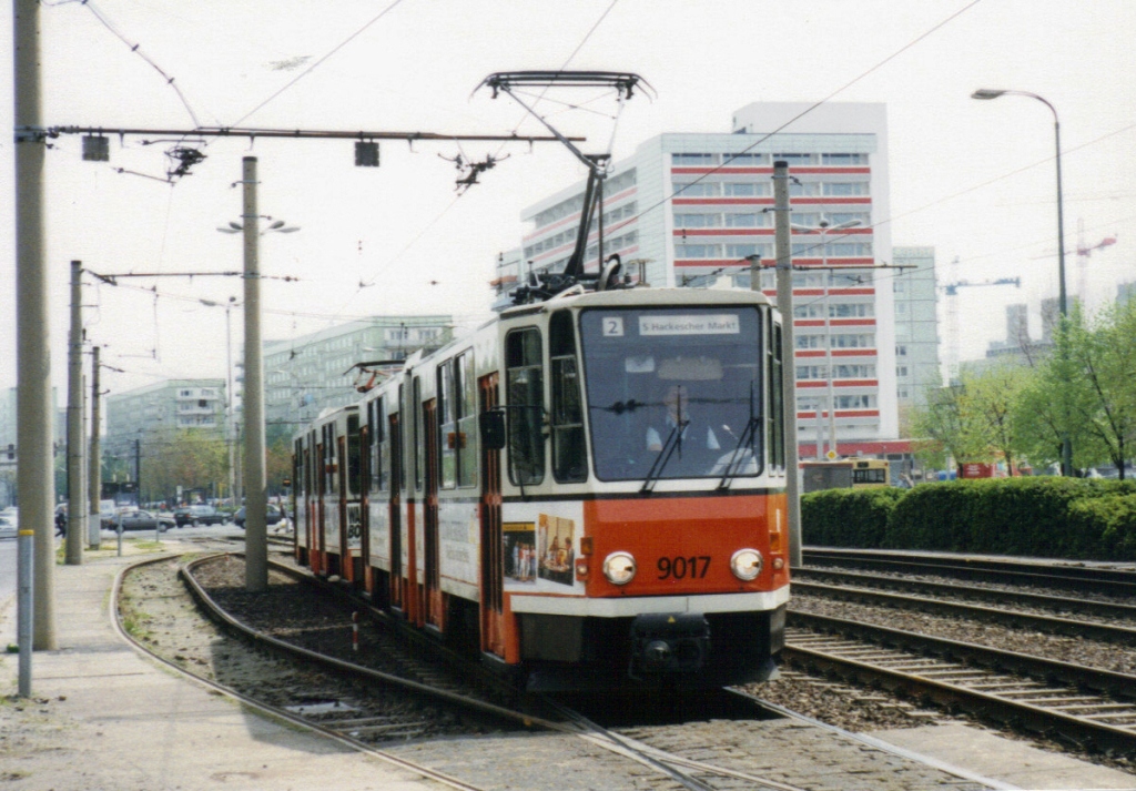 Берлин, Tatra KT4D № 9017