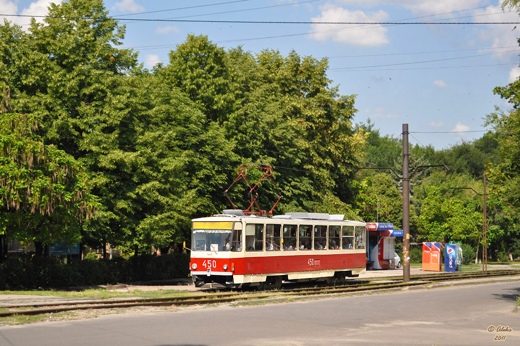 Zaporizhzhia, Tatra T6B5SU # 450