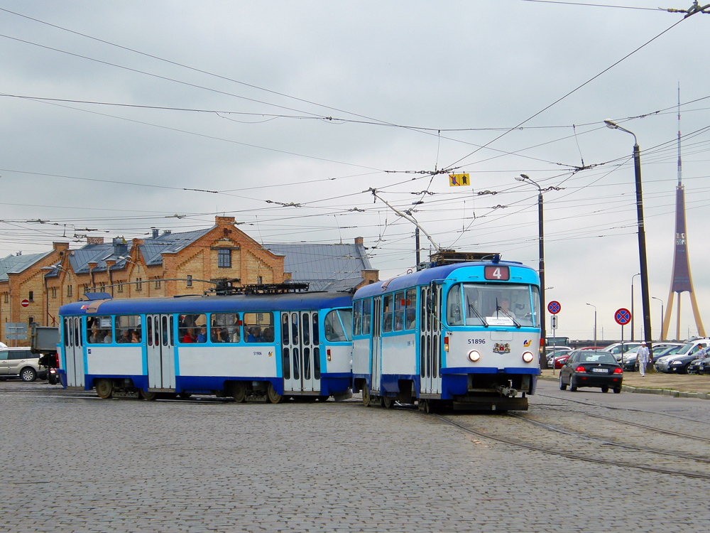 Riga, Tatra T3A — 51896