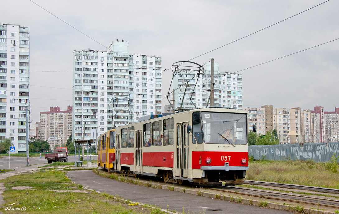 Kyiv, Tatra T6B5SU № 057