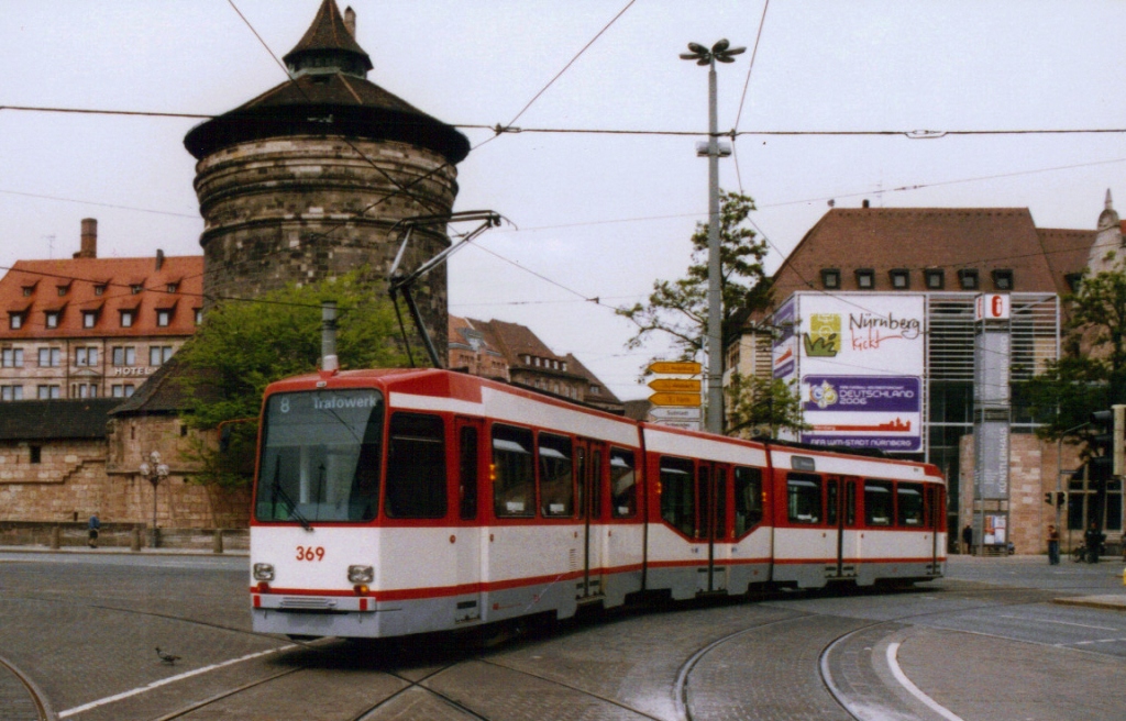 Nuremberg, MAN/Duewag N8S-NF nr. 369