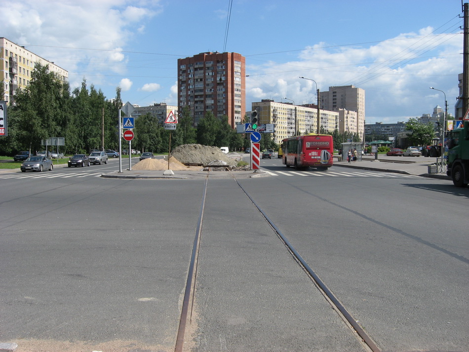 St Petersburg — Track repairs