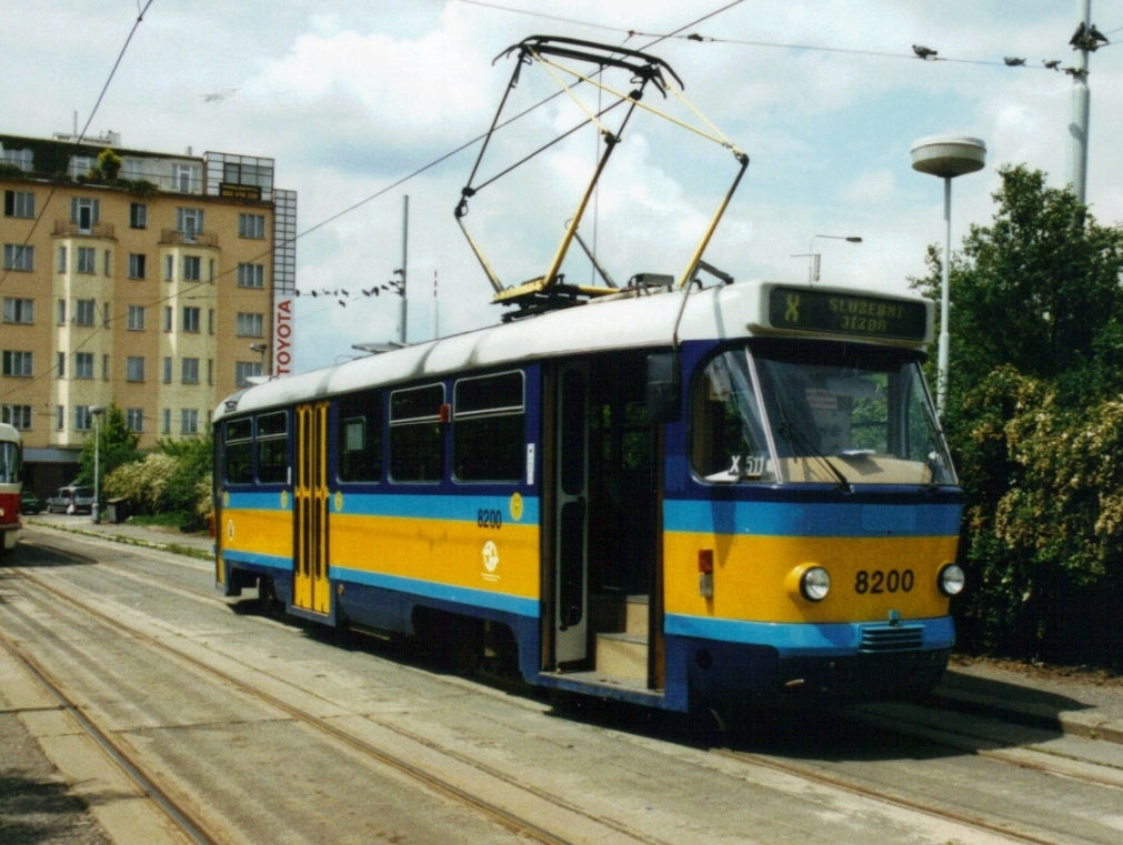 Прага, Tatra T3G № 8200