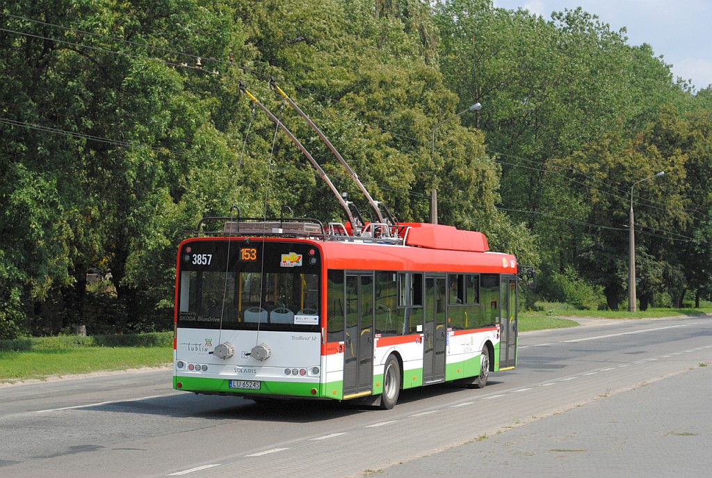 Lublin, Solaris Trollino III 12 Škoda № 3857