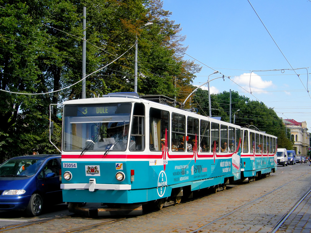 Rīga, Tatra Т3MR (T6B5-R) № 35054