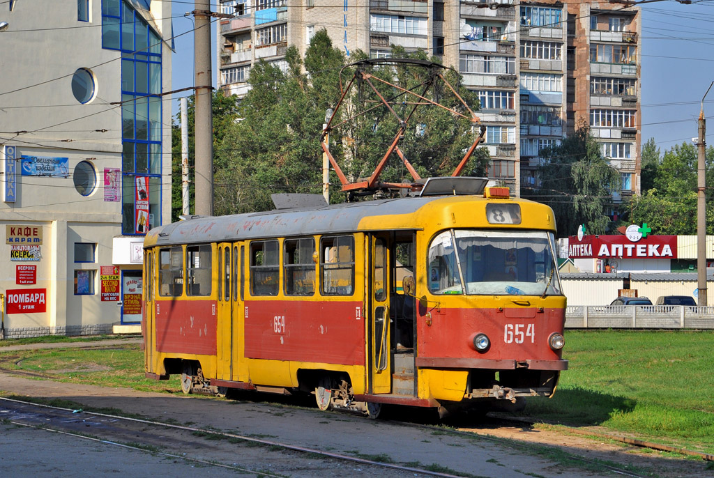 Kharkiv, Tatra T3SU # 654