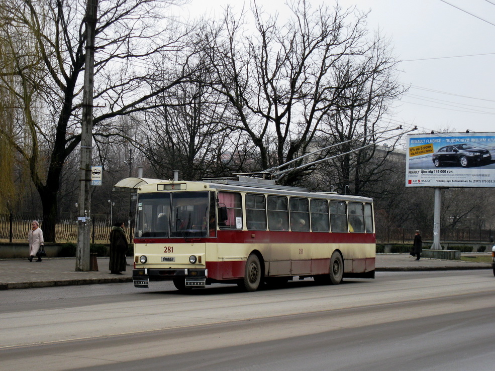 Черновцы, Škoda 14Tr89/6 № 281