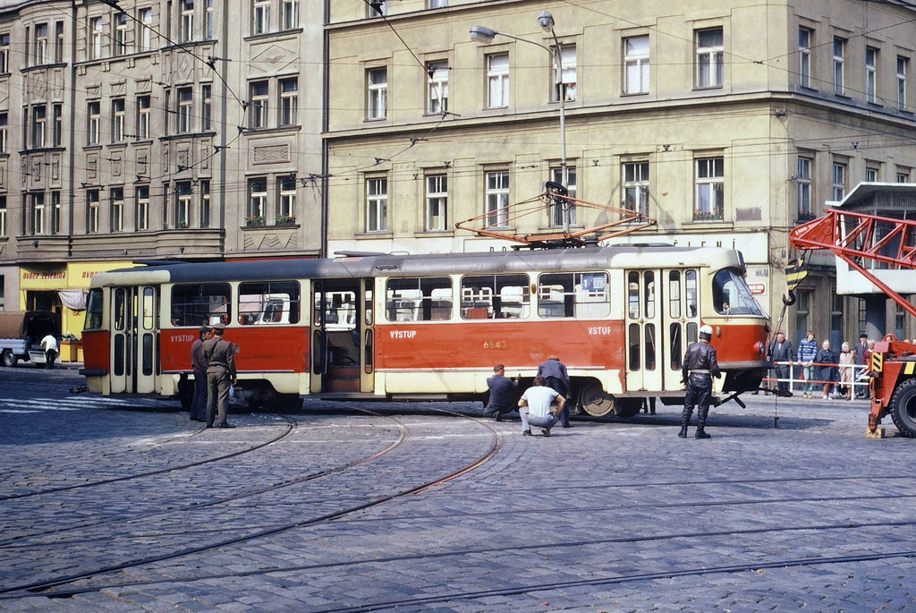 Prague, Tatra T3 N°. 6543