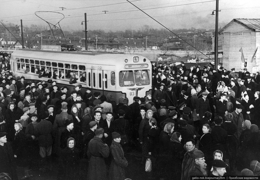 Novosibirsk, MTV-82 nr. 83; Novosibirsk — Historical photos (tram)