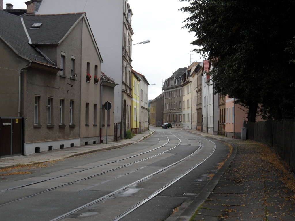 Gera — Former tram tracks