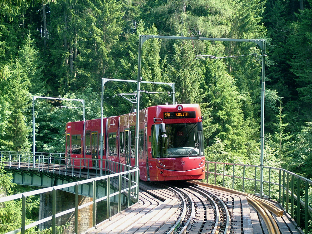 Innsbruck, Bombardier Flexity Outlook — 355; Innsbruck — Stubaitalbahn